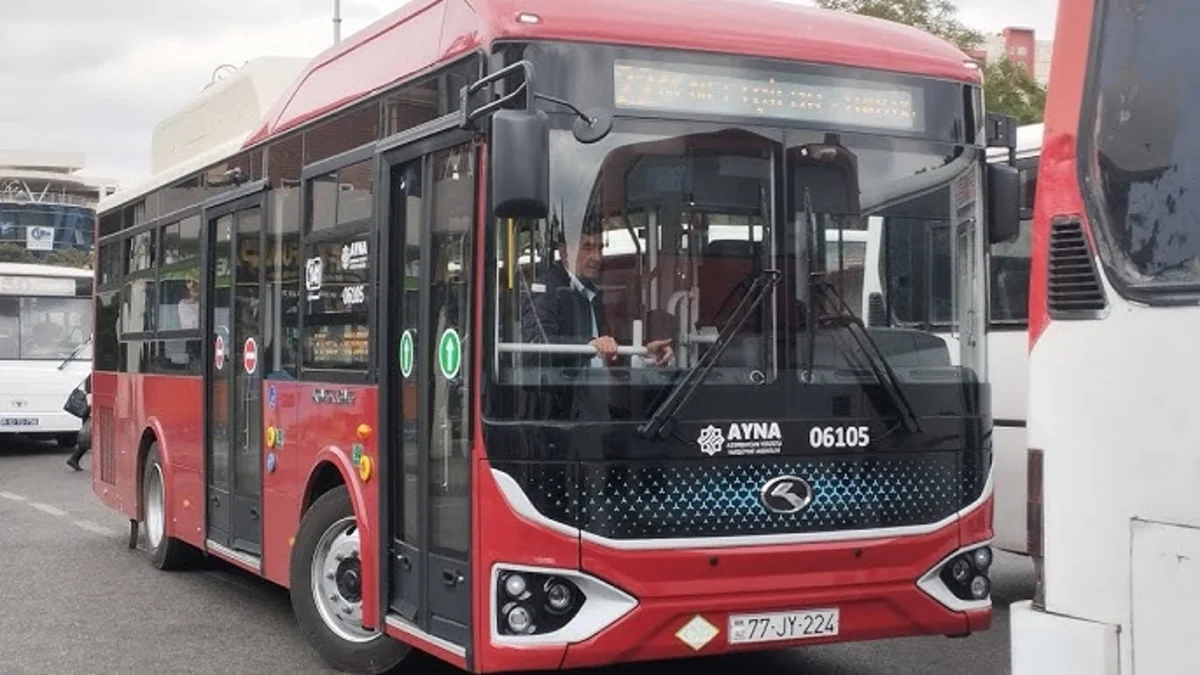 AYNA: Bakıda daha bir marşrutda bütün avtobuslar yenilənir