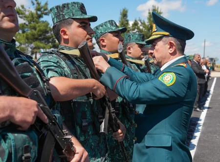Samur sərhəd komendantlığı xidməti istifadəyə verilib