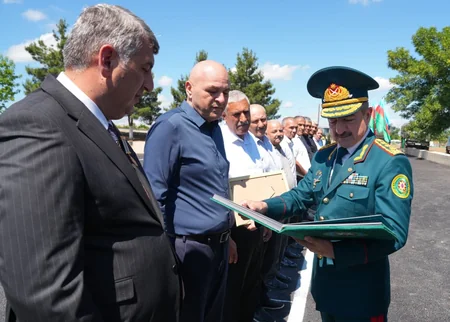 Samur sərhəd komendantlığı xidməti istifadəyə verilib