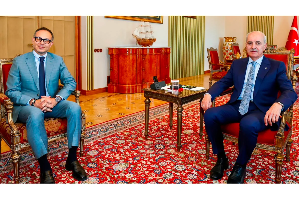 TURKPA Secretary General meets with Turkish Parliament Speaker