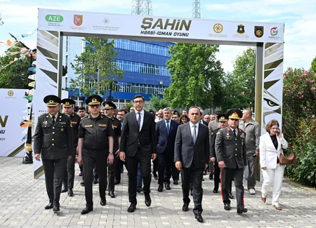 Goranboyda XXIX Şahin hərbi-idman oyununun final mərhələsi keçirilib