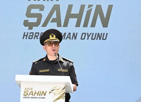 Goranboyda XXIX Şahin hərbi-idman oyununun final mərhələsi keçirilib