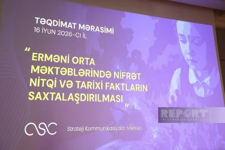Ermənistanda tarixi faktların saxtalaşdırılması haqqında hesabatın təqdimatı olub