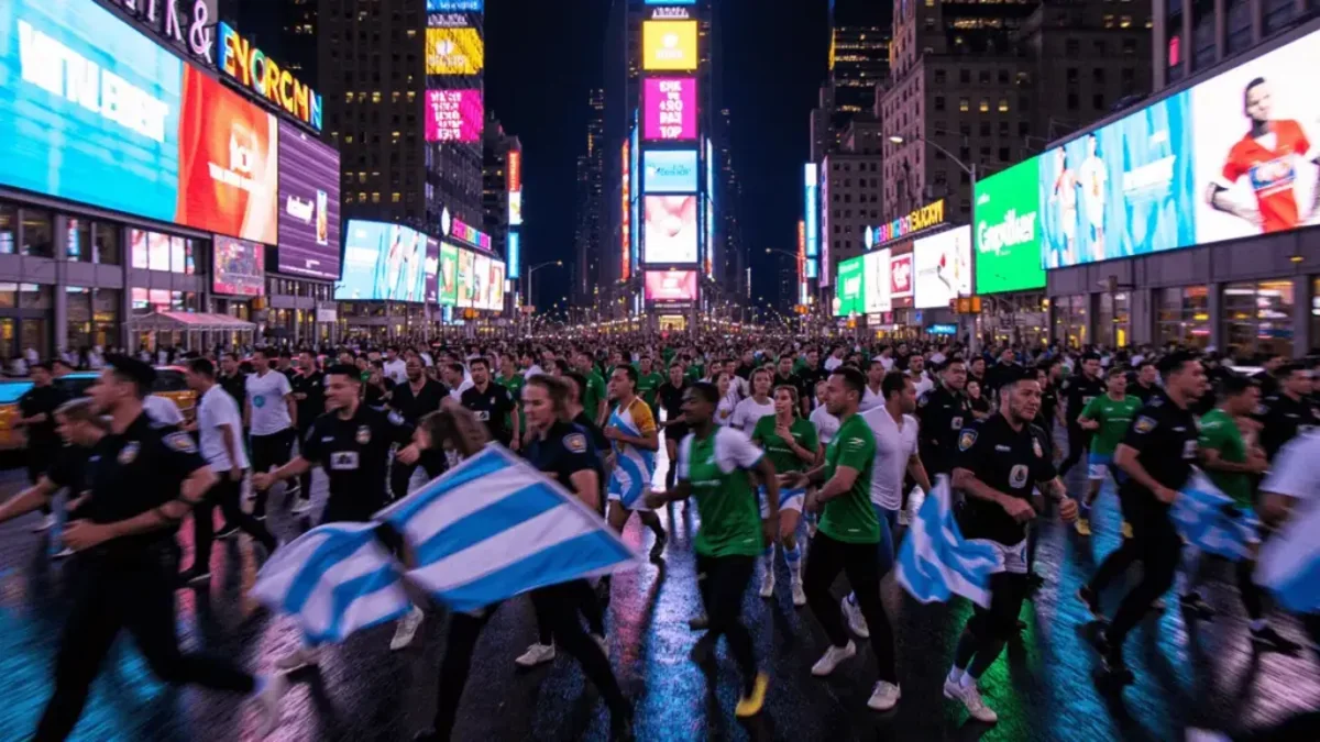 Argentina və Əlcəzair azarkeşləri arasında Nyu-Yorkda dava baş verib