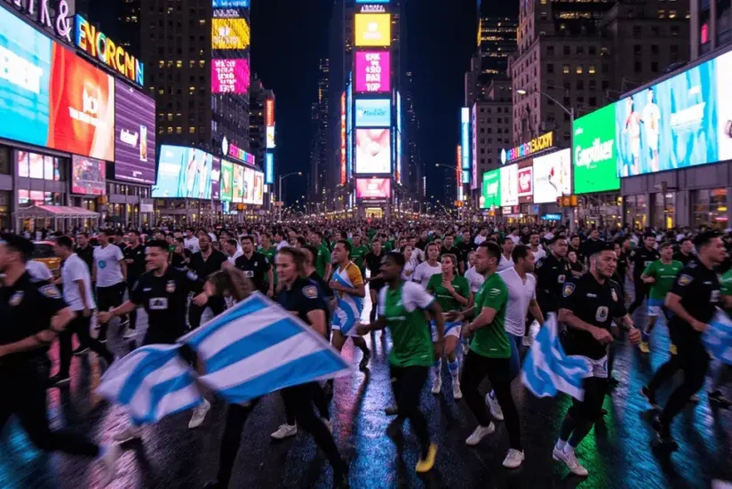 Argentina və Əlcəzair azarkeşləri arasında Nyu-Yorkda dava baş verib