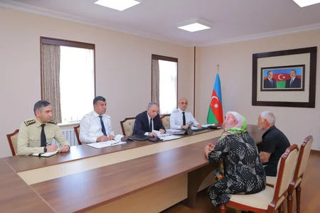 Kamran Əliyev Naxçıvanda vətəndaşları qəbul edib
