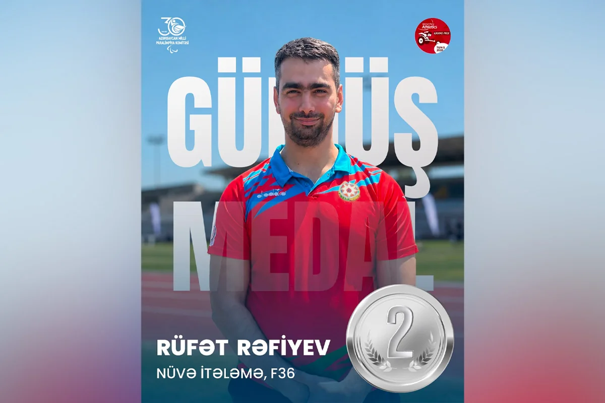 Azerbaijani para athlete wins silver in Tunisia