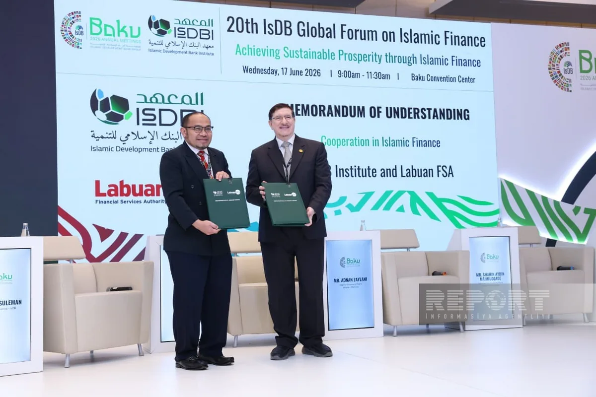 Agreement reached in Baku on developing Islamic finance between IsDB and Labuan