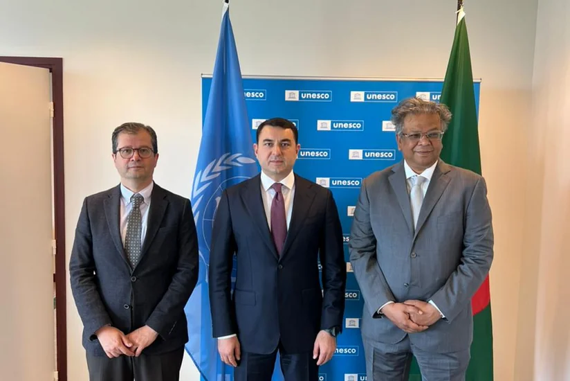 Azerbaijani Culture Minister meets UNESCO General Conference president