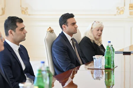 İlham Əliyev ABŞ Konqresinin Nümayəndələr Palatasının üzvünü qəbul edib