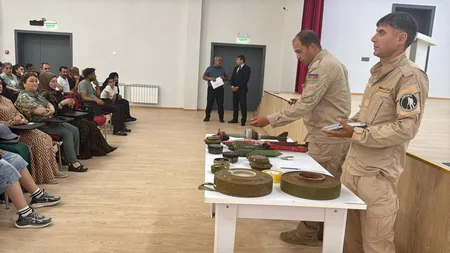 Şükürbəyliyə yola salınan köç karvanı kəndə çatıb, açarlar təqdim olunub - YENİLƏNİB-2