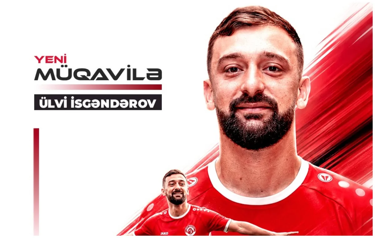 Araz-Naxçıvan Ülvi İsgəndərovla yeni müqavilə imzalayıb