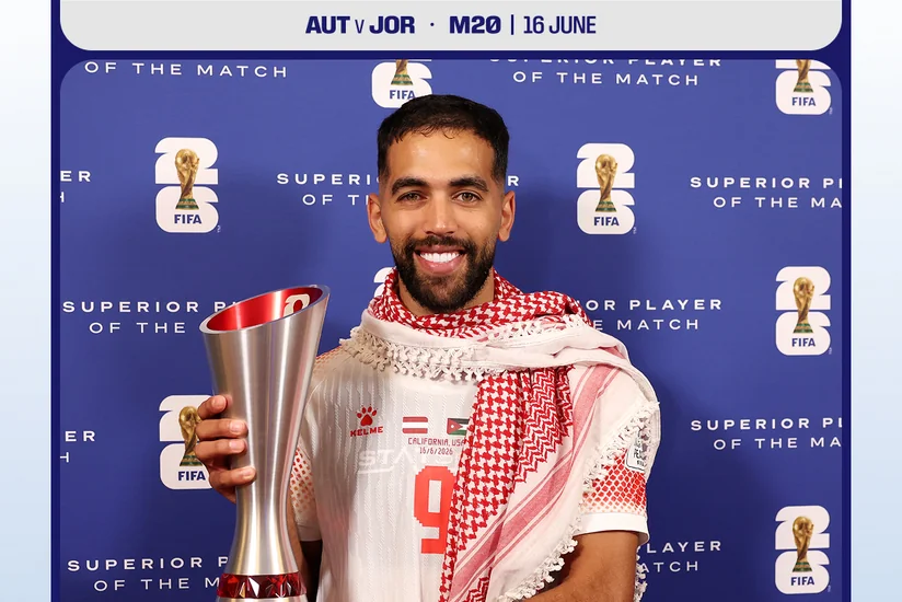 Ali Olvan Avstriya - İordaniya oyununun ən yaxşı futbolçusu olub