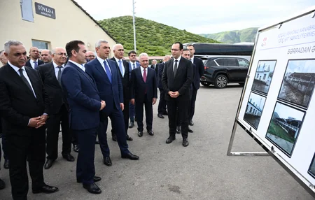 Agricultural development and water resources of liberated territories discussed in Aghdara