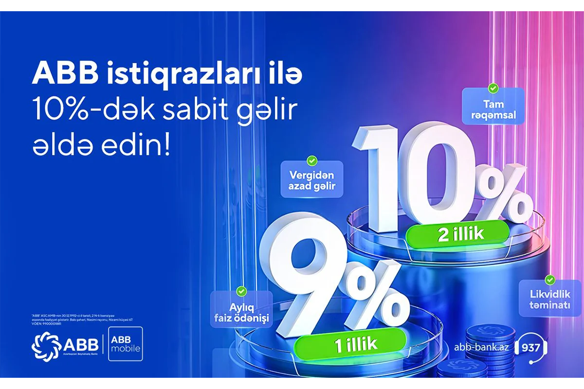 ABB istiqrazlarına yüksək investor marağı davam edir: sifarişlər təklifi 2 dəfə üstələdi