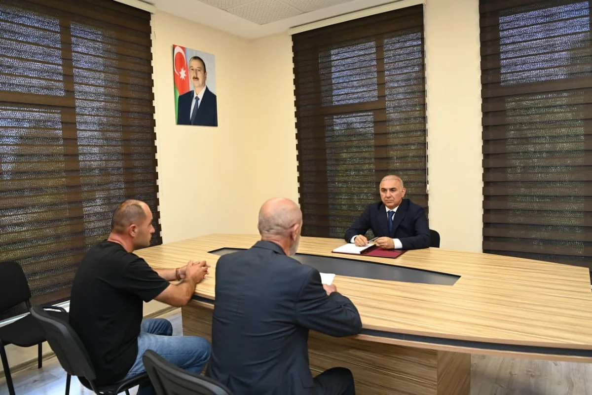 Vüqar Əhmədov Qax və Zaqatala sakinləri ilə görüşüb