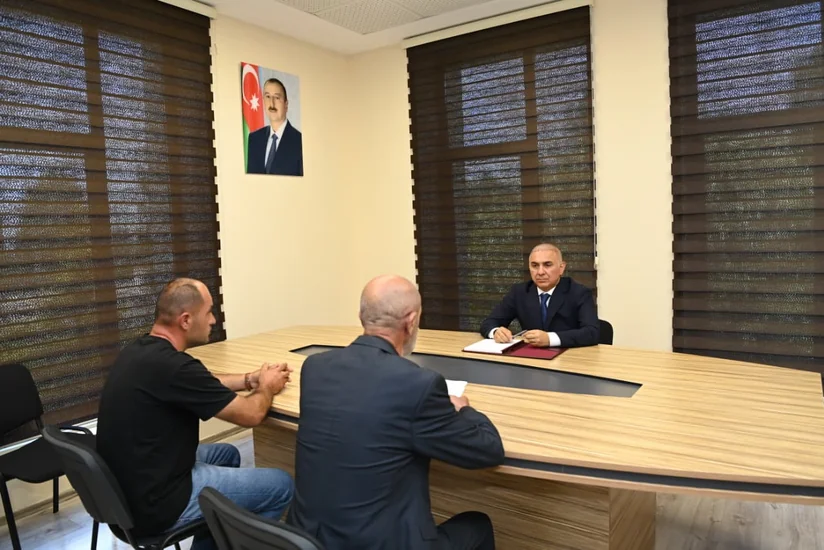 Vüqar Əhmədov Qax və Zaqatala sakinləri ilə görüşüb