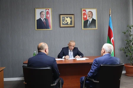 Zaur Mikayılov Zaqatalada vətəndaşlarla görüşüb