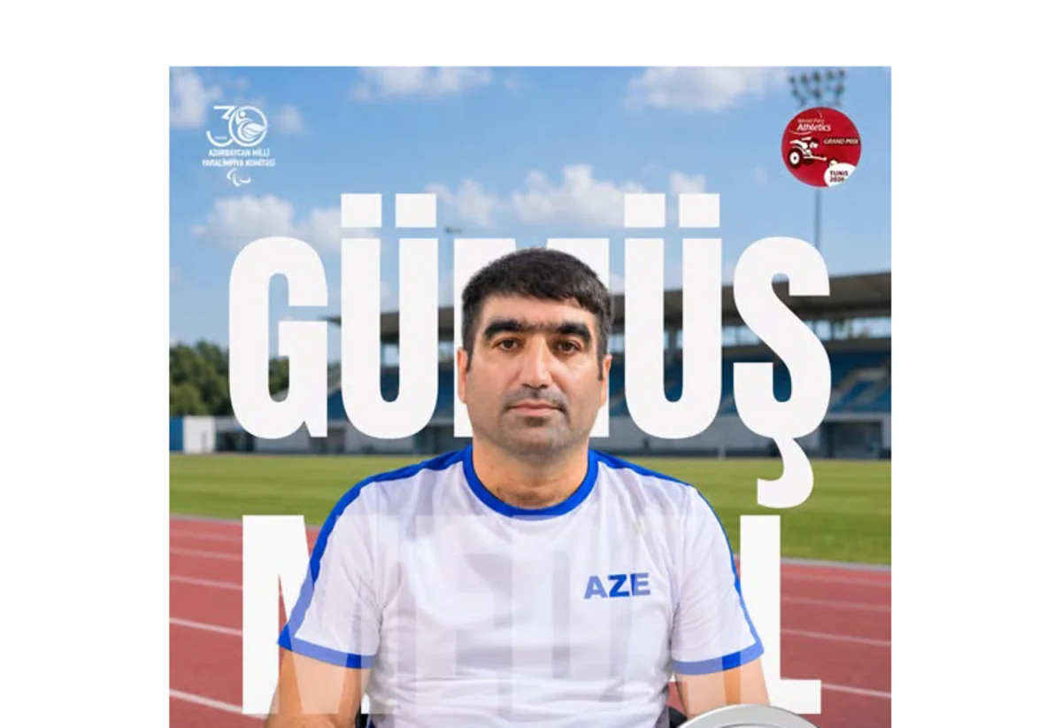 Azerbaijani para athlete Elvin Astanov wins silver in Tunisia