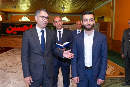 Ramin Məmmədov Lerik şəhər Cümə məscidini ziyarət edib