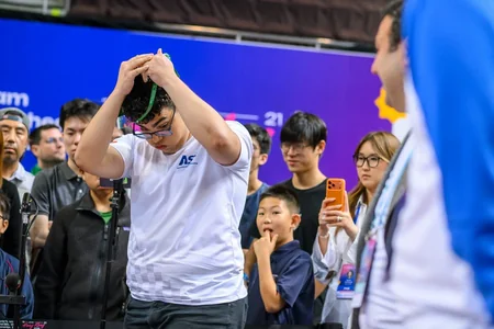 Azerbaijani chess player Aydin Suleymanli defeats Magnus Carlsen at World Championship
