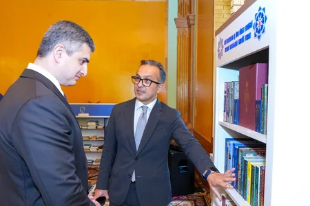 Ramin Məmmədov Lerik şəhər Cümə məscidini ziyarət edib