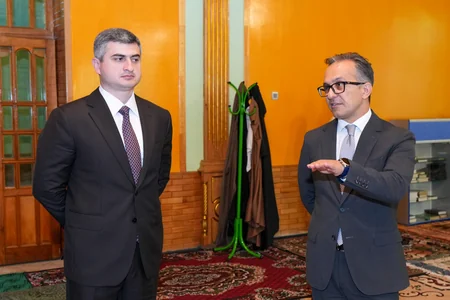 Ramin Məmmədov Lerik şəhər Cümə məscidini ziyarət edib
