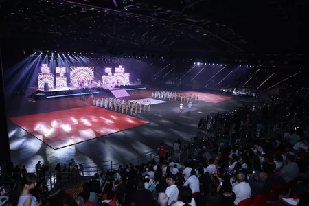Məktəblilərin Respublika İdman Olimpiadasının açılış mərasimi keçirilib