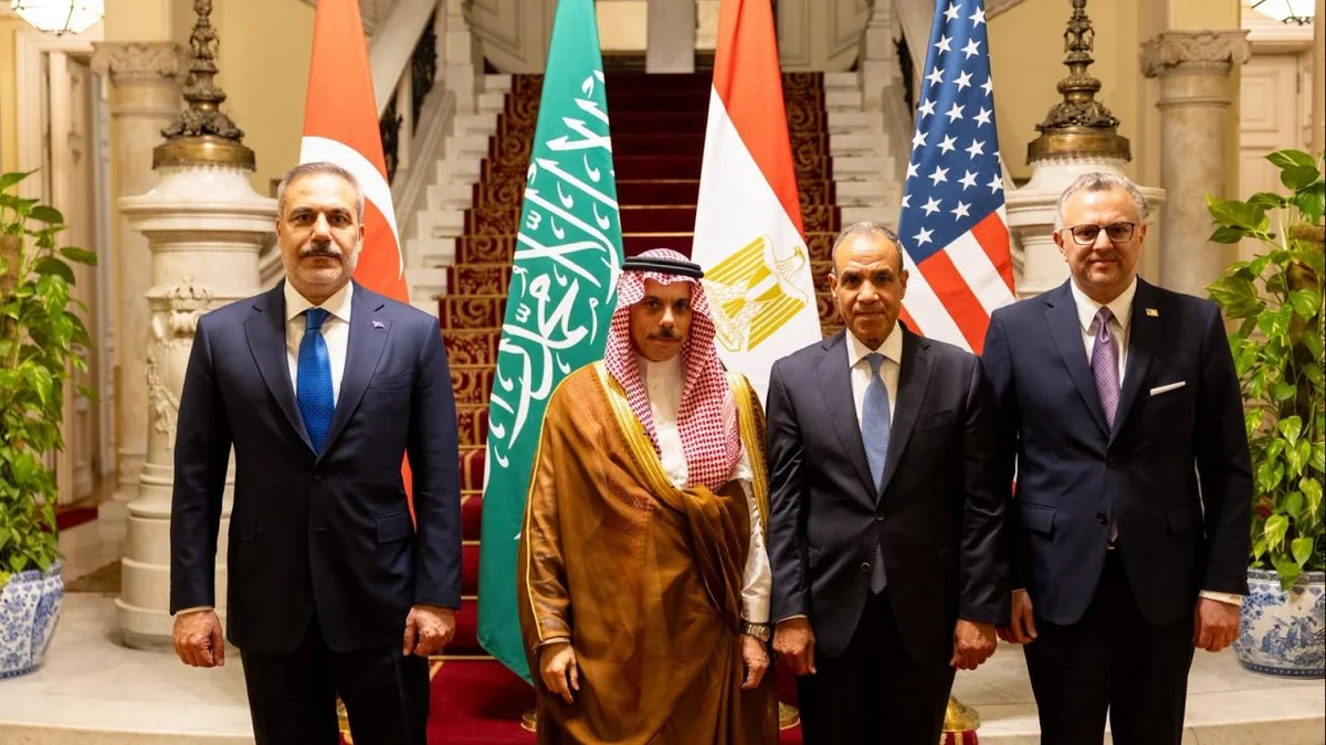 Türkiye, Egypt, Saudi Arabia, US discuss regional issues in Cairo