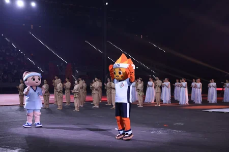 Məktəblilərin Respublika İdman Olimpiadasının açılış mərasimi keçirilib