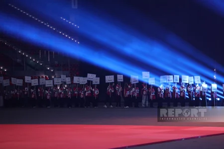Məktəblilərin Respublika İdman Olimpiadasının açılış mərasimi keçirilib