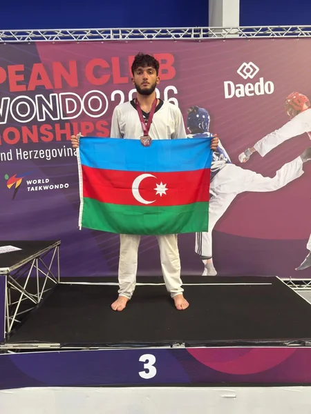Azərbaycan taekvondoçusu Allahverdi Məmmədov klublararası Avropa çempionatında bürünc medal qazanıb