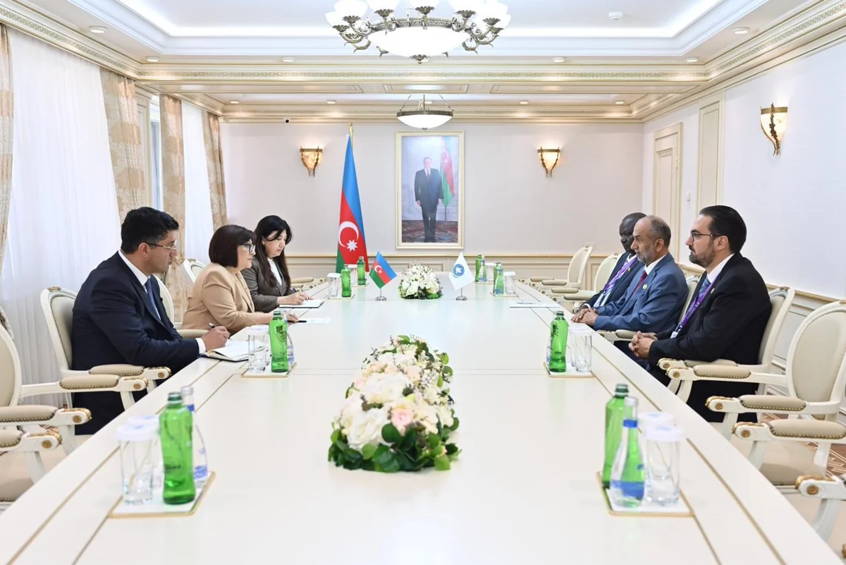 Sahiba Gafarova, Ahmed Al-Jarwan discuss parliamentary cooperation
