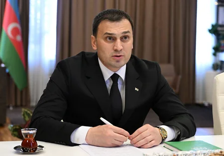 Fərid Qayıbov ilə Allaberdi Saparov işçi qrupunun Bakı səfərini müzakirə ediblər
