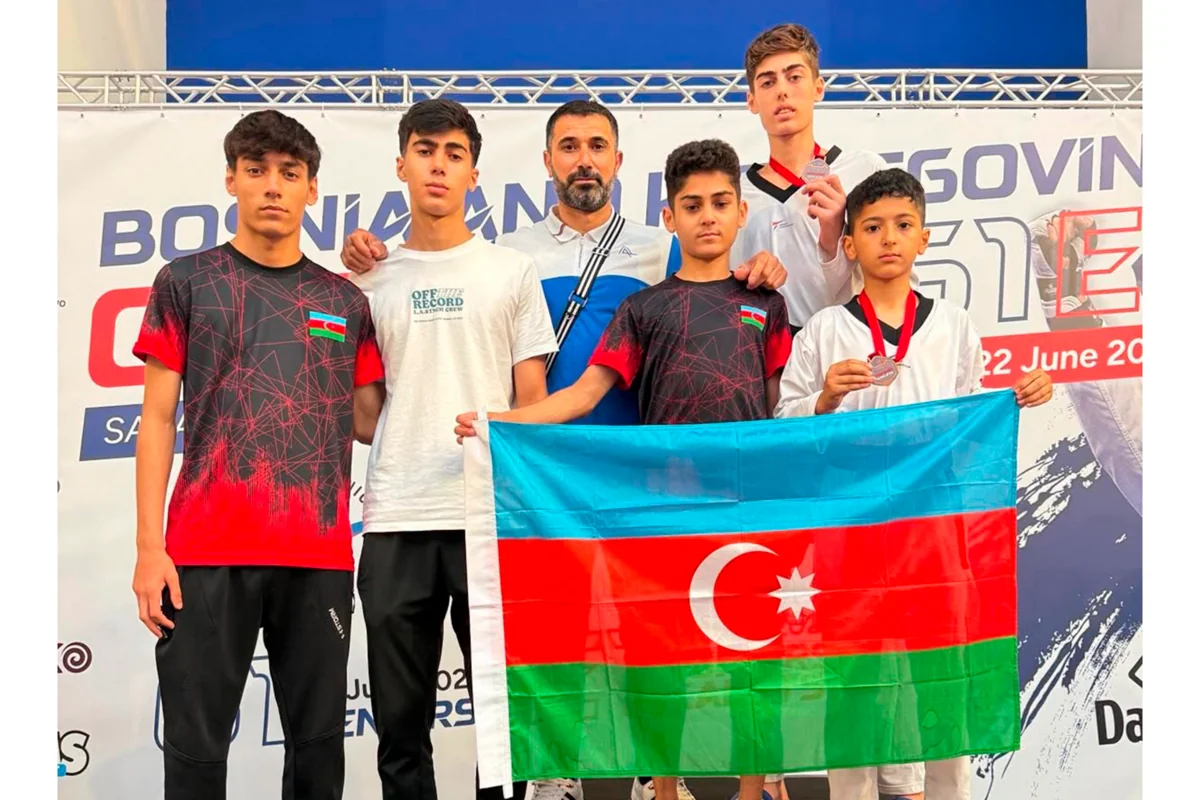 Azərbaycan taekvondoçuları beynəlxalq turnirdə 6 medal qazanıblar