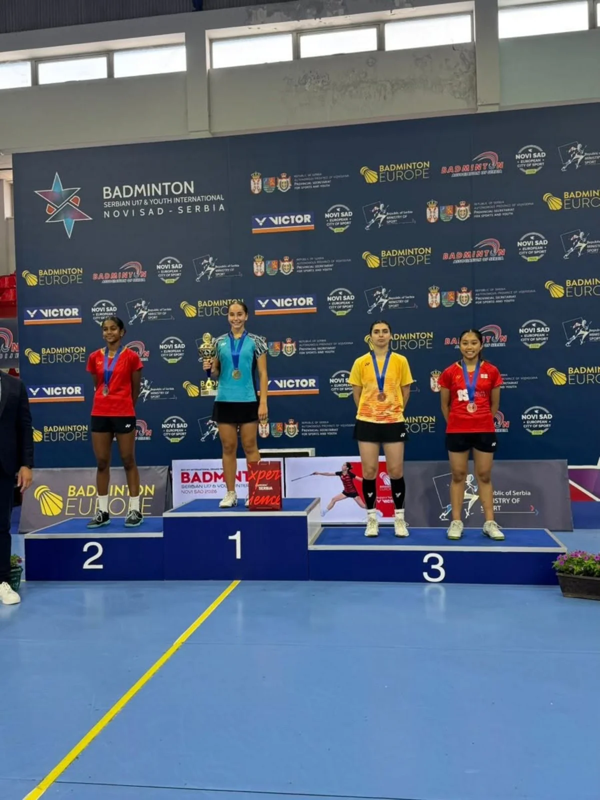 Azərbaycan badmintonçusu Leyla Camalzadə Serbiyada bürünc medal qazanıb