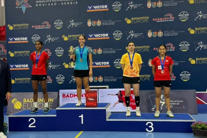 Azərbaycan badmintonçusu Leyla Camalzadə Serbiyada bürünc medal qazanıb