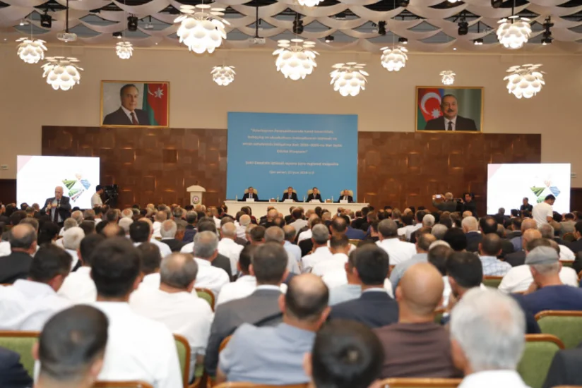 Qaxda aqrar sahədə yeni Dövlət Proqramı ilə bağlı regional müşavirə keçirilib
