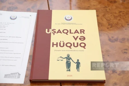 Prezident Kitabxanasında Uşaqlar və hüquq kitabının təqdimatı keçirilib