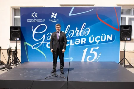 Şəkidə Səyyar Gənclər Xidməti layihəsinin açılışı olub