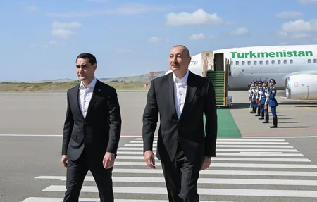 Türkmənistan Prezidenti Füzulidə səfərdədir