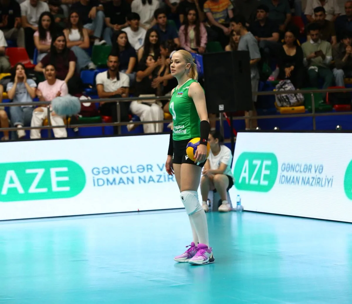 Azərbaycan voleybol millisinin üzvü Yelizaveta Ruban: Avropa Liqasındakı nəticələrimiz pis deyil