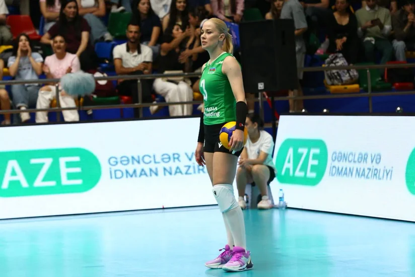 Azərbaycan voleybol millisinin üzvü Yelizaveta Ruban: Avropa Liqasındakı nəticələrimiz pis deyil