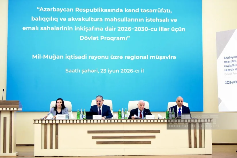Saatlıda aqrar sahədə yeni Dövlət Proqramı ilə bağlı regional müşavirə keçirilib