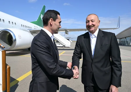 Türkmənistan Prezidenti Füzulidə səfərdədir