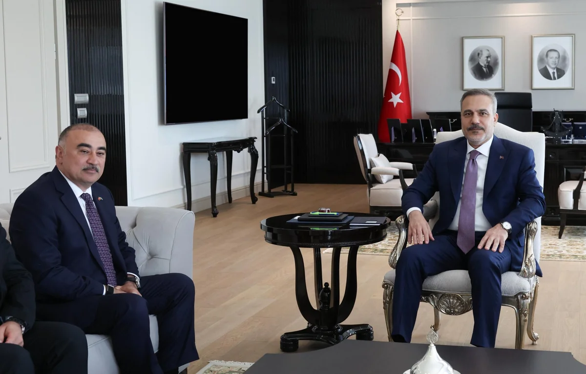 Turkish foreign minister meets Azerbaijani ambassador