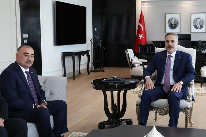 Turkish foreign minister meets Azerbaijani ambassador