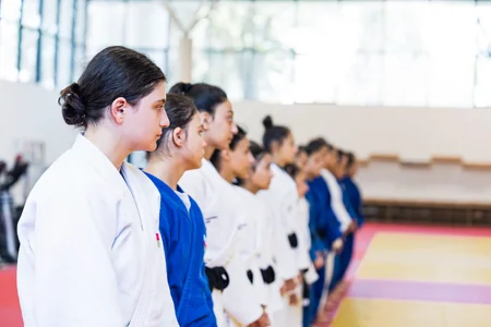 Avropa çempionatında iştirak edəcək cüdoçularla görüş keçirilib