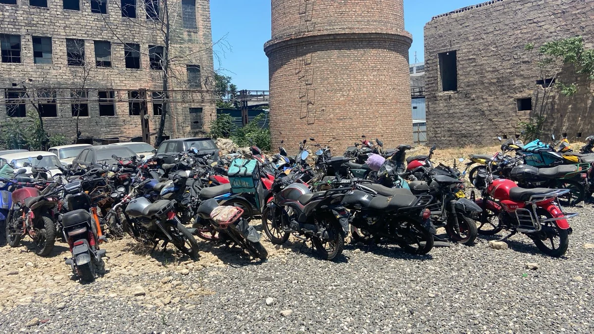 DYP: Bakıda  qaydalarını pozan 79 motosiklet və moped duracağa yerləşdirilib