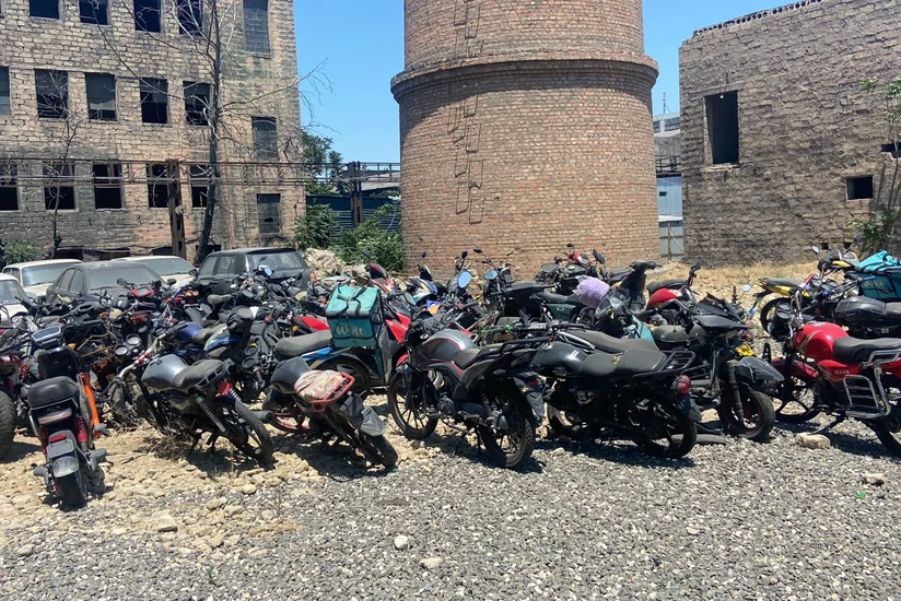DYP: Bakıda  qaydalarını pozan 79 motosiklet və moped duracağa yerləşdirilib